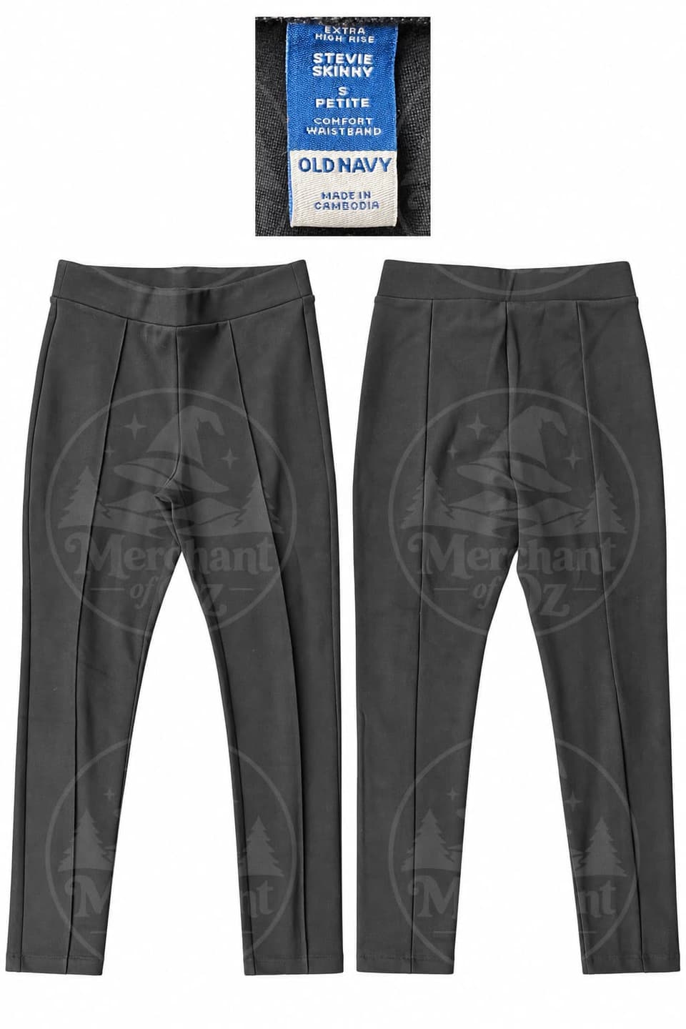 Skinny navy pants