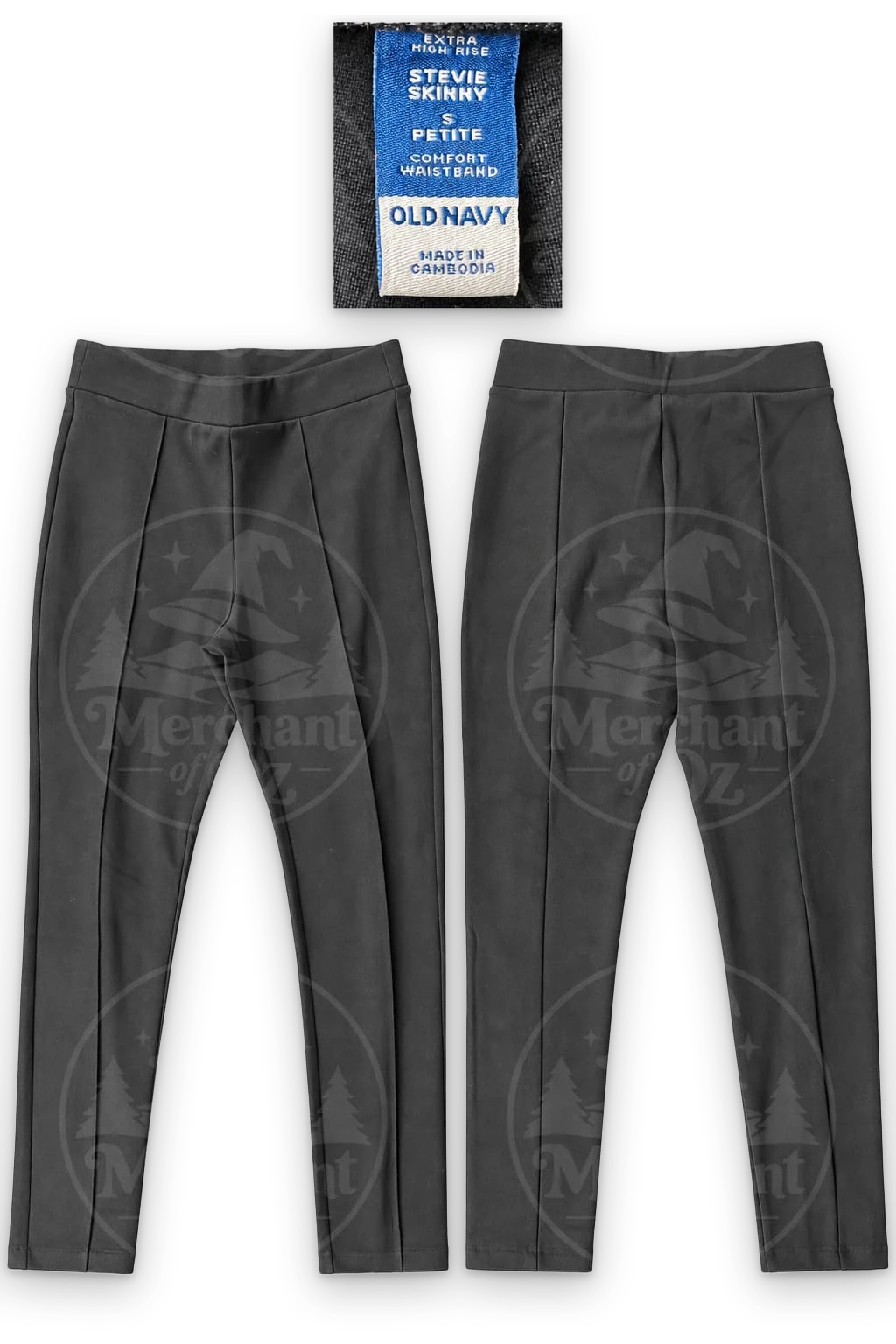 Skinny navy pants