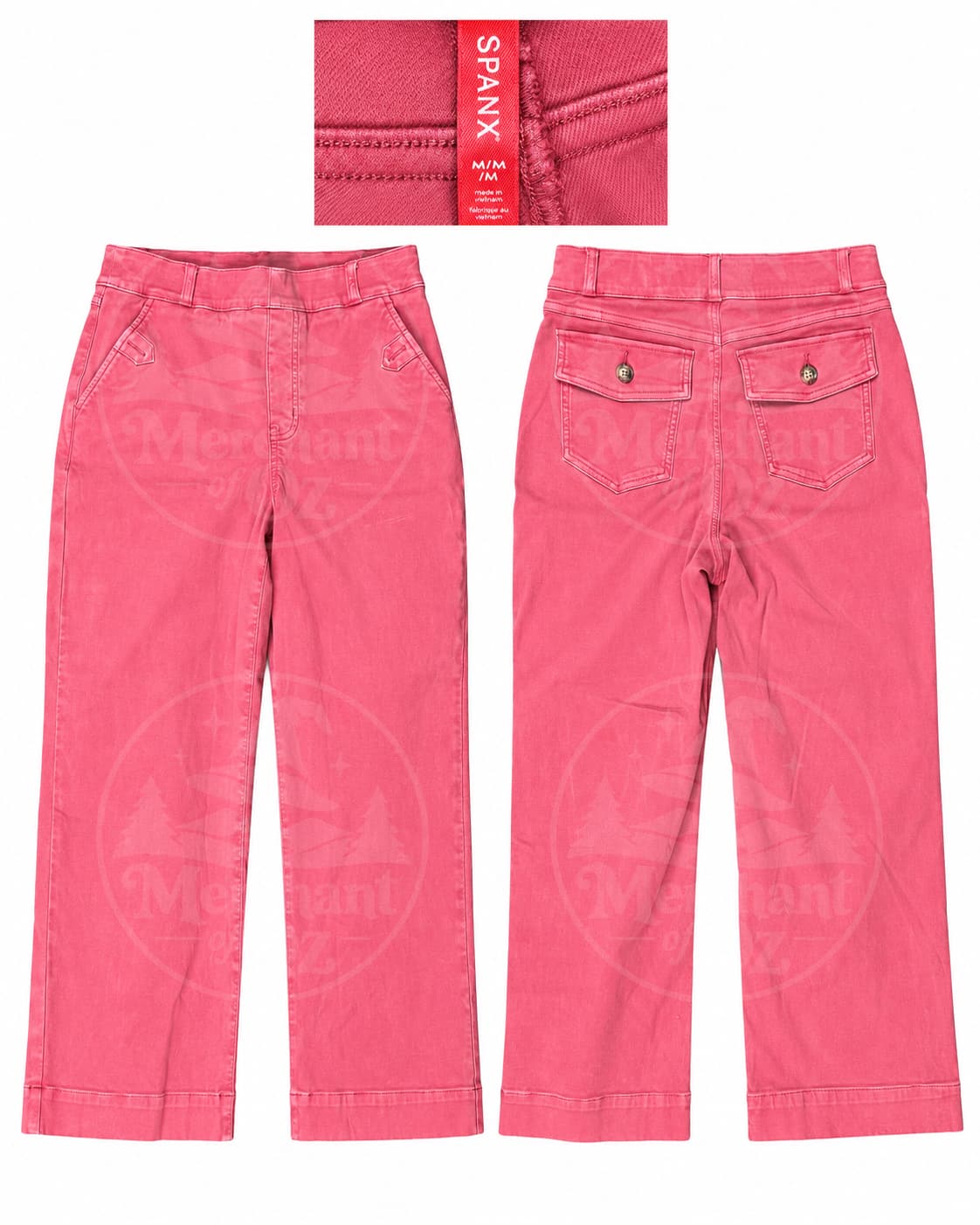 Pink cropped pants