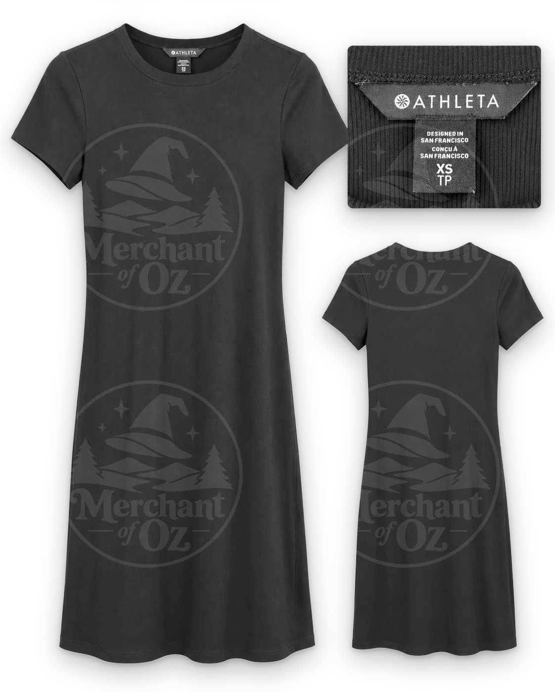 Black tee dress