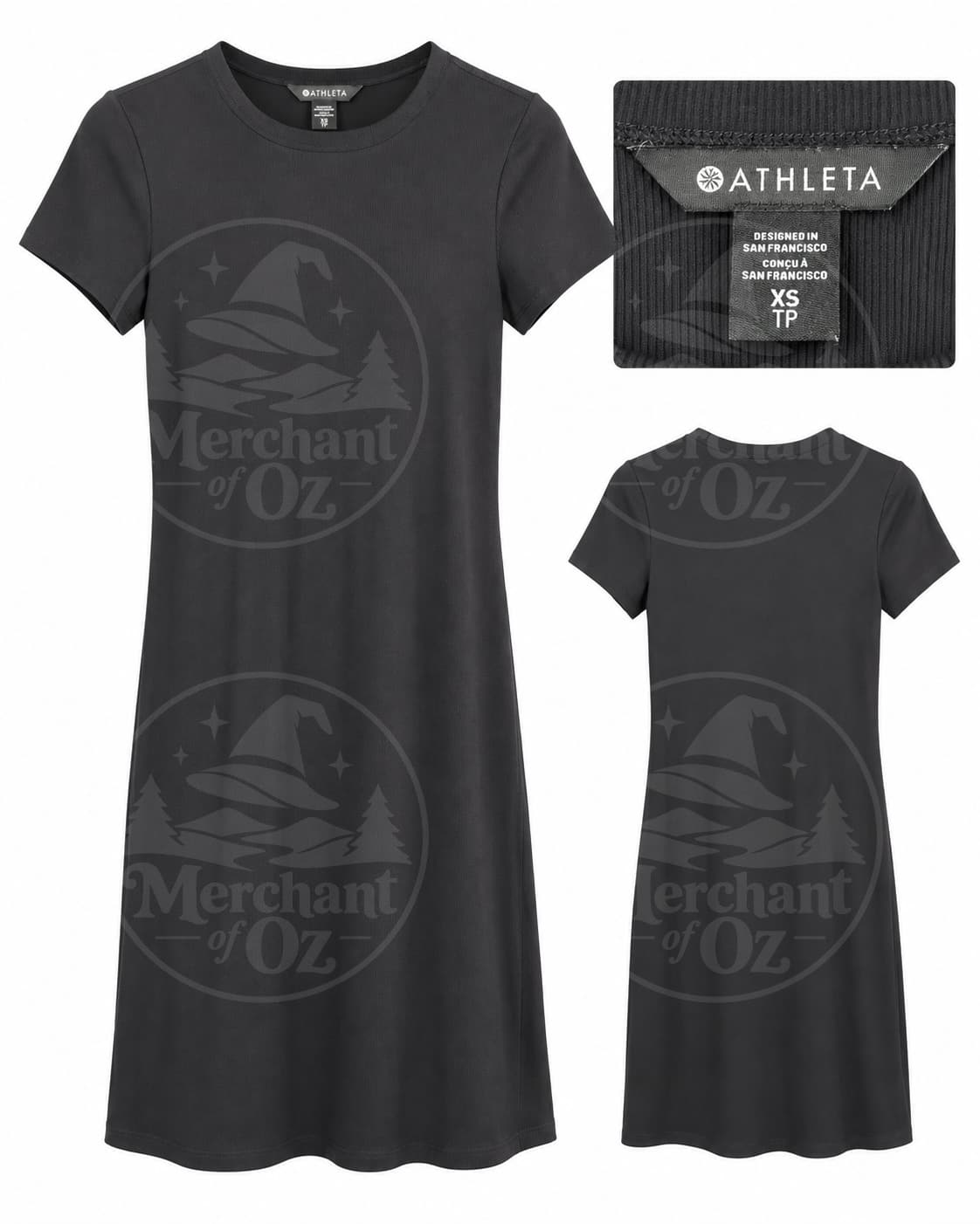 Black tee dress