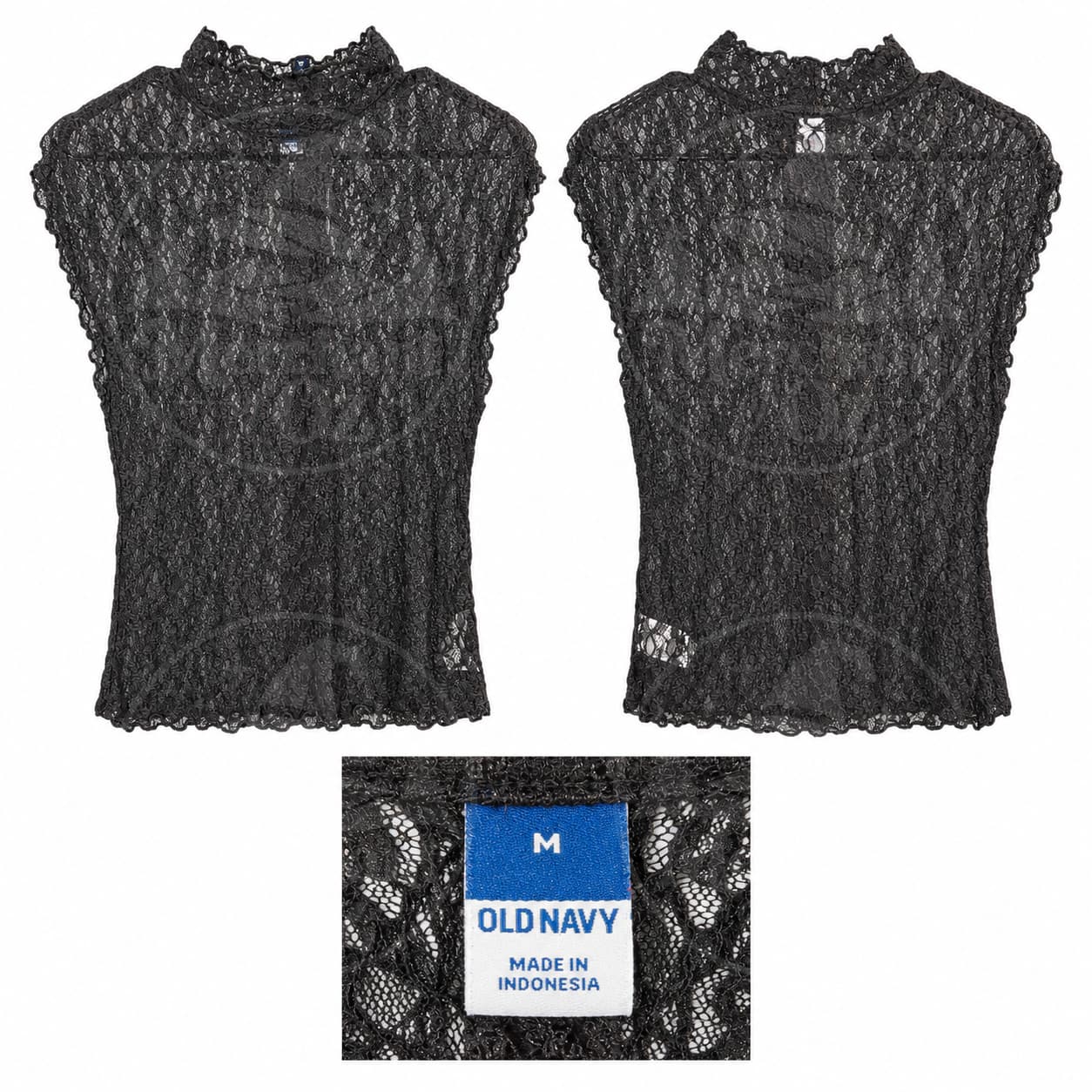 Black lace top